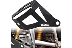 WWB For BMW R 1200 1250 GS ADV GS LC Motorcycle Rear Brake Pump Fluid Tank Oil Cup Reservoir Guard Cover Protector R1200GS R1250GS, black