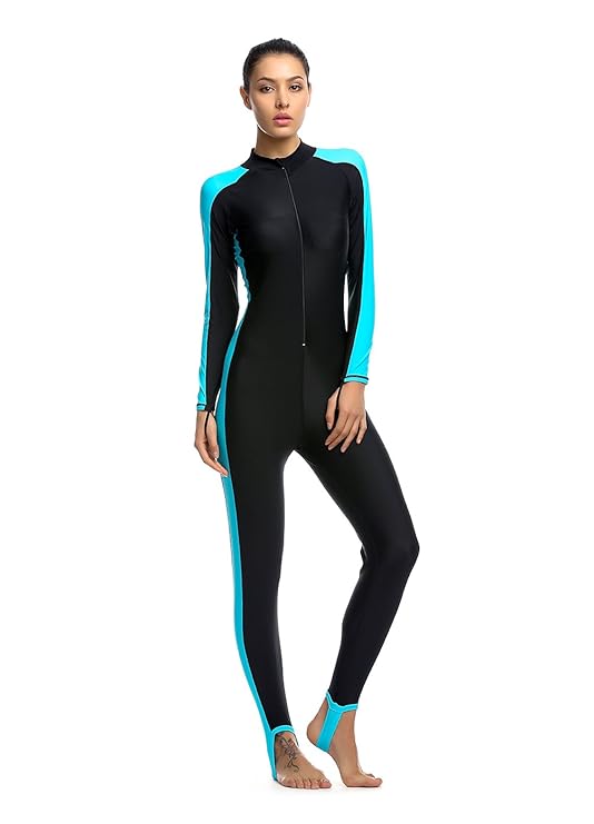 OUO Herren Damen UV-Anzug UPF>50 Schutz swetsuit Schwimmanzug Schnorchelanzug Overall Watersport