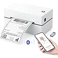MUNBYN Bluetooth Thermal Shipping Label Printer, 130B Wireless 4x6 Label Printer for Small Business Office, Compatible with i