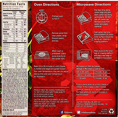 DiGiorno Frozen Pizza Supreme, Traditional Crust Small Microwave Pizza, 10 oz (Frozen) - Thumbnail 3