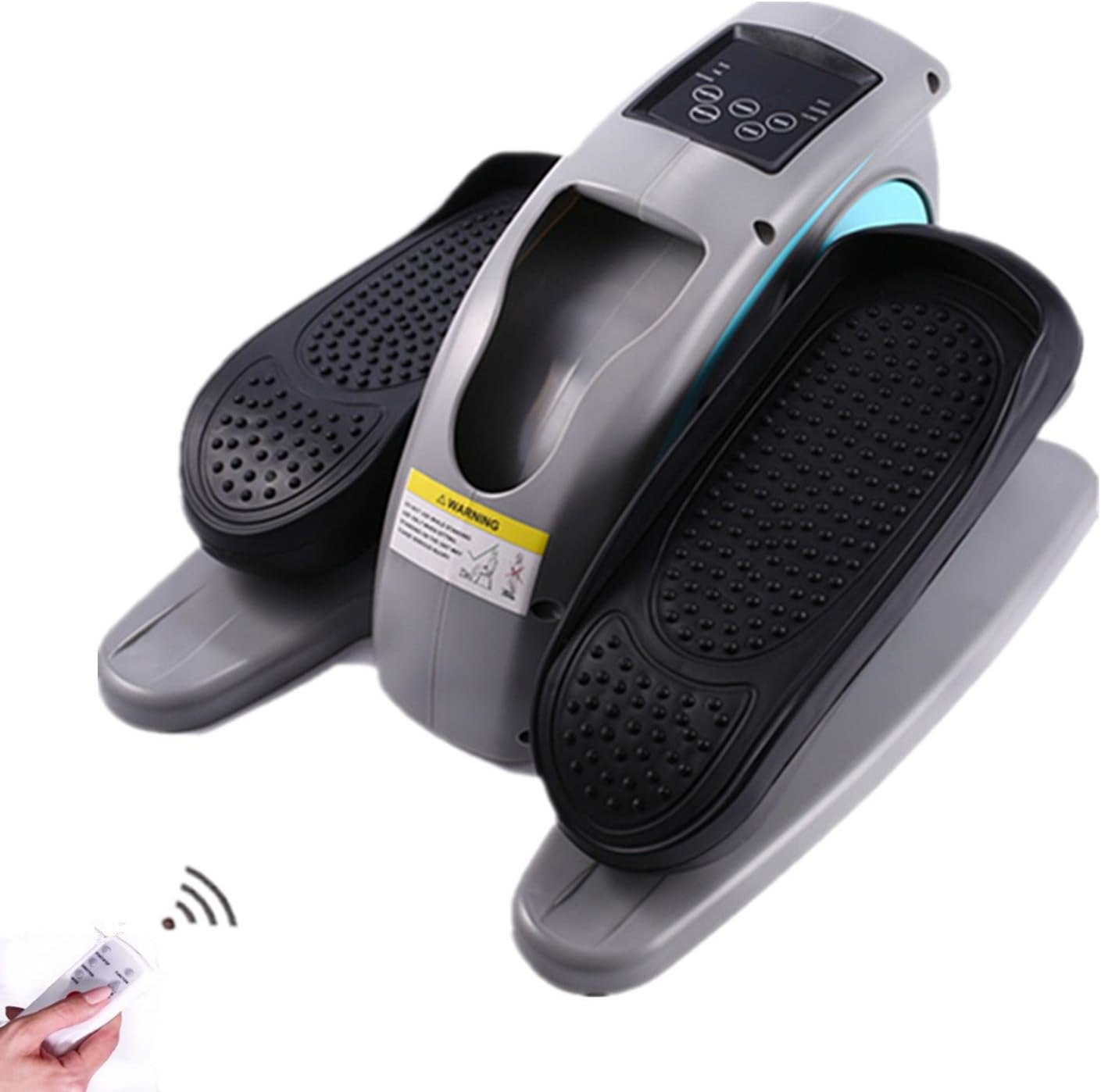 Fast88 Electric Elliptical Machine Trainer，Desk Elliptical with Built in Display Monitor, Quiet & Compact