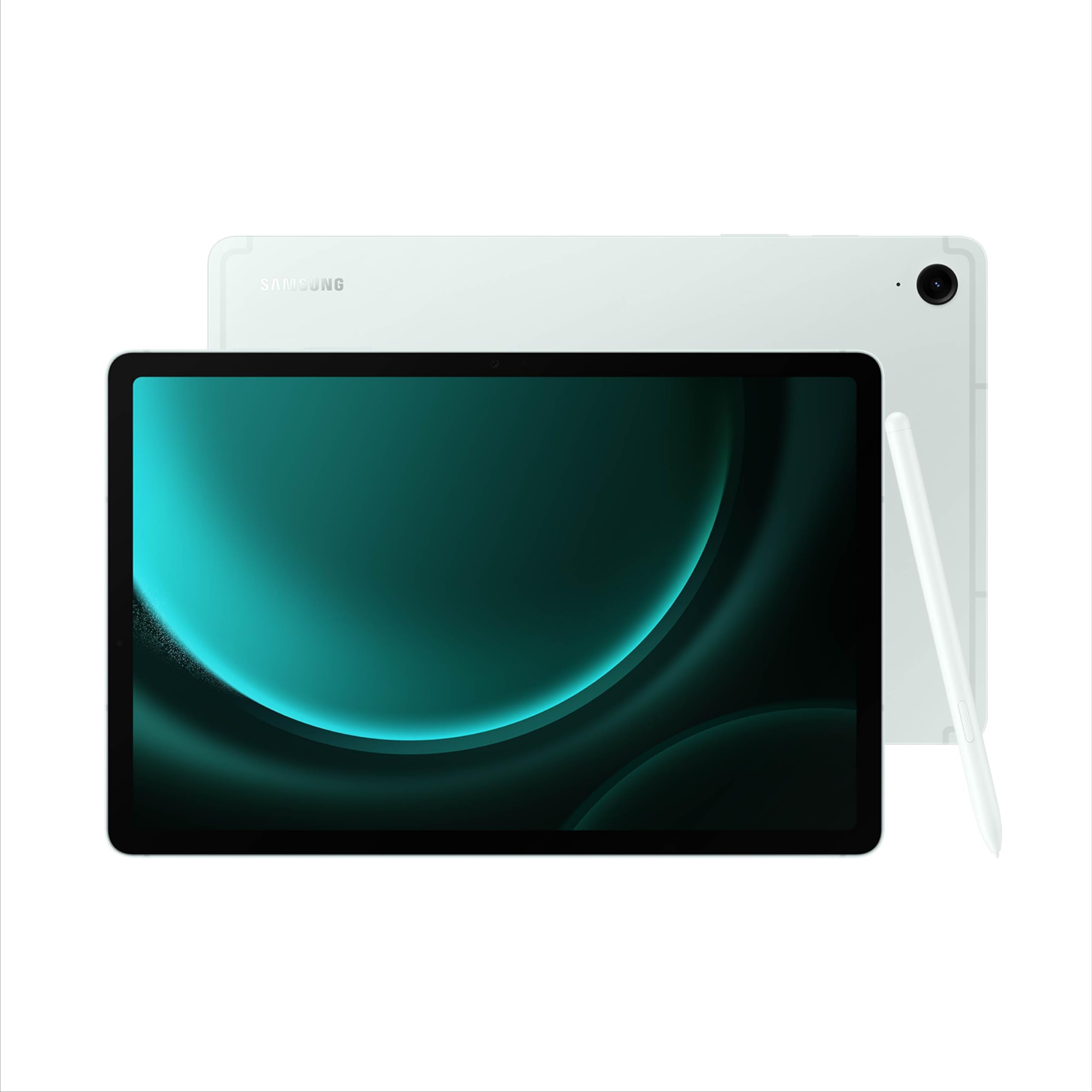 SAMSUNG Galaxy Tab S9 FE Wi-Fi 10.9” 128GB, Android Tablet + Free Smart Book Cover, IP68 Water- and Dust-Resistant, Long Battery Life, Powerful Processor, S Pen, 8MP Camera, US Version, 2023, Mint