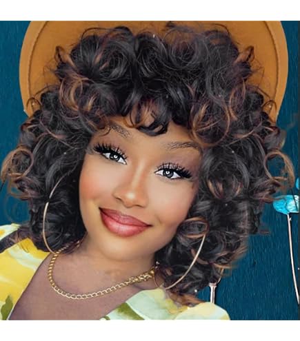 **NWOT** Sexy Curly Synthetic Afro Wig Amazon.com : SOKU Afro Curly Lace Front Wig Synthetic Kinky  main image 4