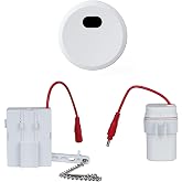 Automatic Toilet Flusher Kit, Touchless Motion Sensor Flush for Toilet, 12&rdquo; Sensor Range, Battery-Powered, Easy Install, Compatible with Most Toilets CN27B KERDE