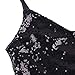 Haoduoyi Womens Sparkly Sequin V Neck Spaghetti Strap Party Top Shirt
