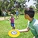 FUN LITTLE TOYS 5 Outdoor Games Set Kids Outdoor Toys with 6 Flying Discs, Zip Ball, Toss and Catch Game, Ring Toss Game and 2 Jump Ropes
