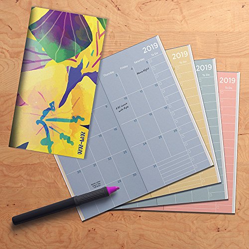 Time Factory Watercolor Flowers 3.5" x 6.5" January 2019-December 2020 2-Year Pocket Planner (19-7243) - Thumbnail 5
