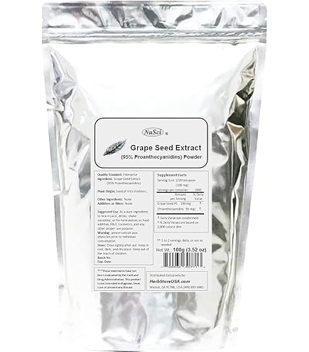 Amazon.com: Grape Seed Extract (95% Proanthocyanidins) Powder (4