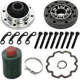 CCIYU 932-306 Front Drive Shaft CV Joint Rebuild Kit fit for | 2007-2013 for Jeep Wrangler 3.6L 3.8L