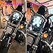 JKCOVER 5-3/4 5.75 Inch 4000LM 45W Daymaker Projector LED Headlight for Harley Davidson Motorcycles - 1 Year Warranty