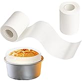 HAPY SHOP Baking Parchment Paper Side Liners - 2.95 in x 131.23 ft Cake Pan Side Liner Roll Parchment Paper Strips for Round Cake Pans, Cheesecake Springform Pan, Heat Resistant Kitchen Paper