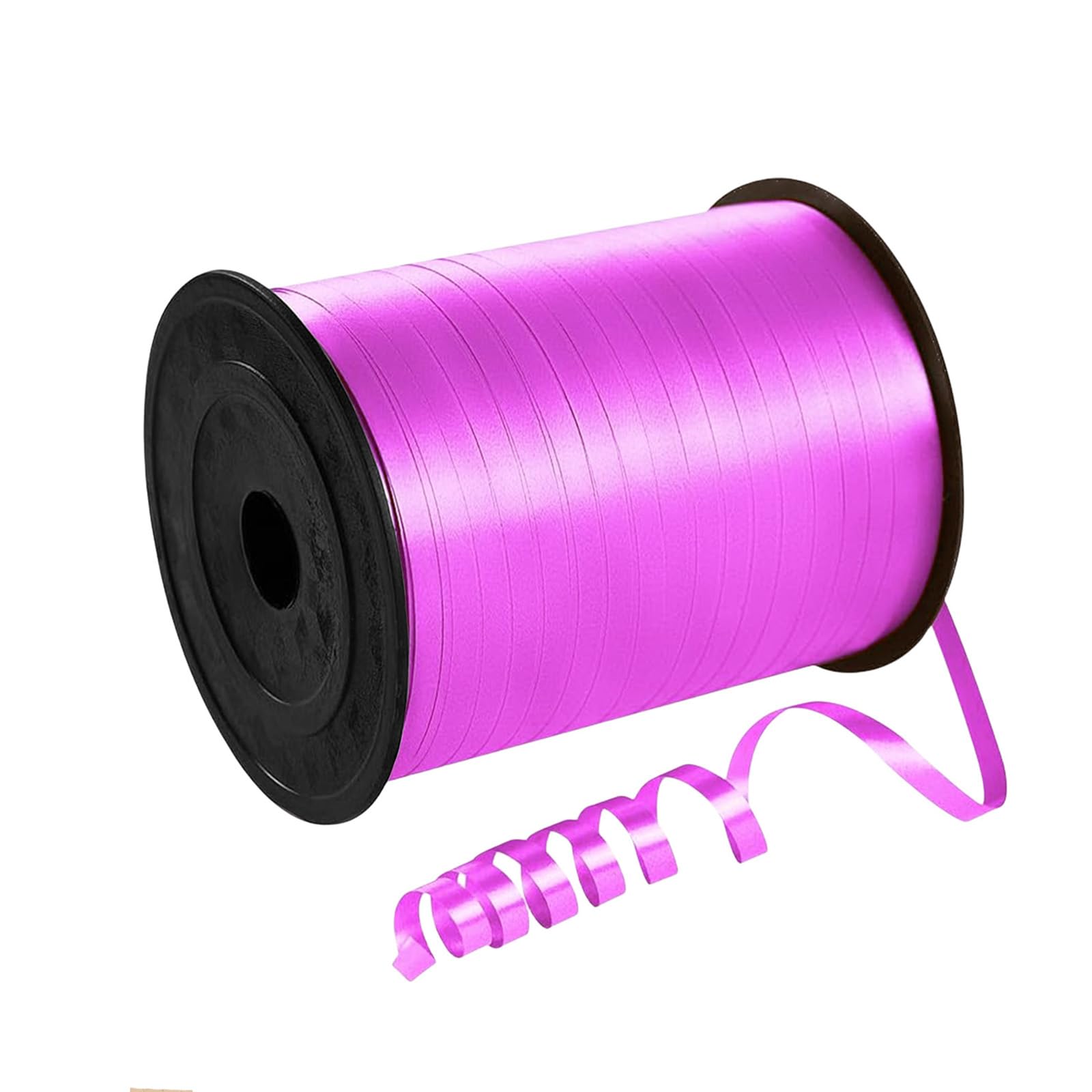 Ballons Ribbons (Rose Red, Plain Colour) Hot Pink Ribbon for Balloon,500 Yards Curling Ribbon Sting for Balloons Ribbon and Weights,5mm Balloons String Ribbons for Gift Wrapping Wrapping Ribbon