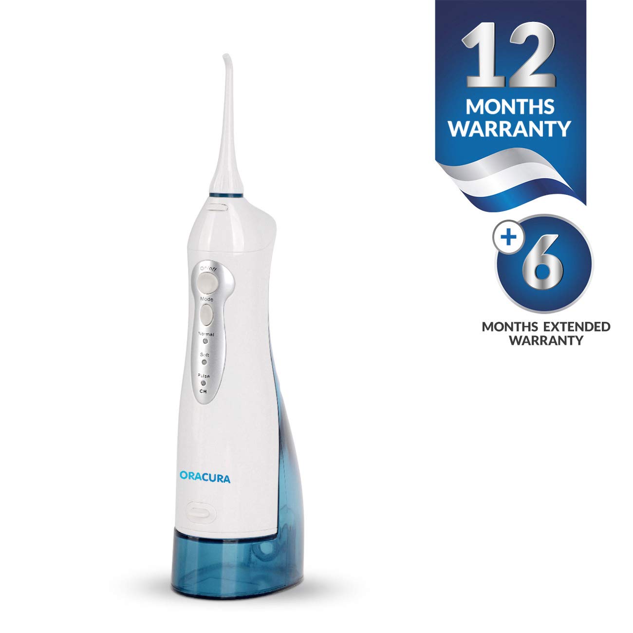 ORACURA Smart Water Flosser OC100 without Case & 300ml Blue tank