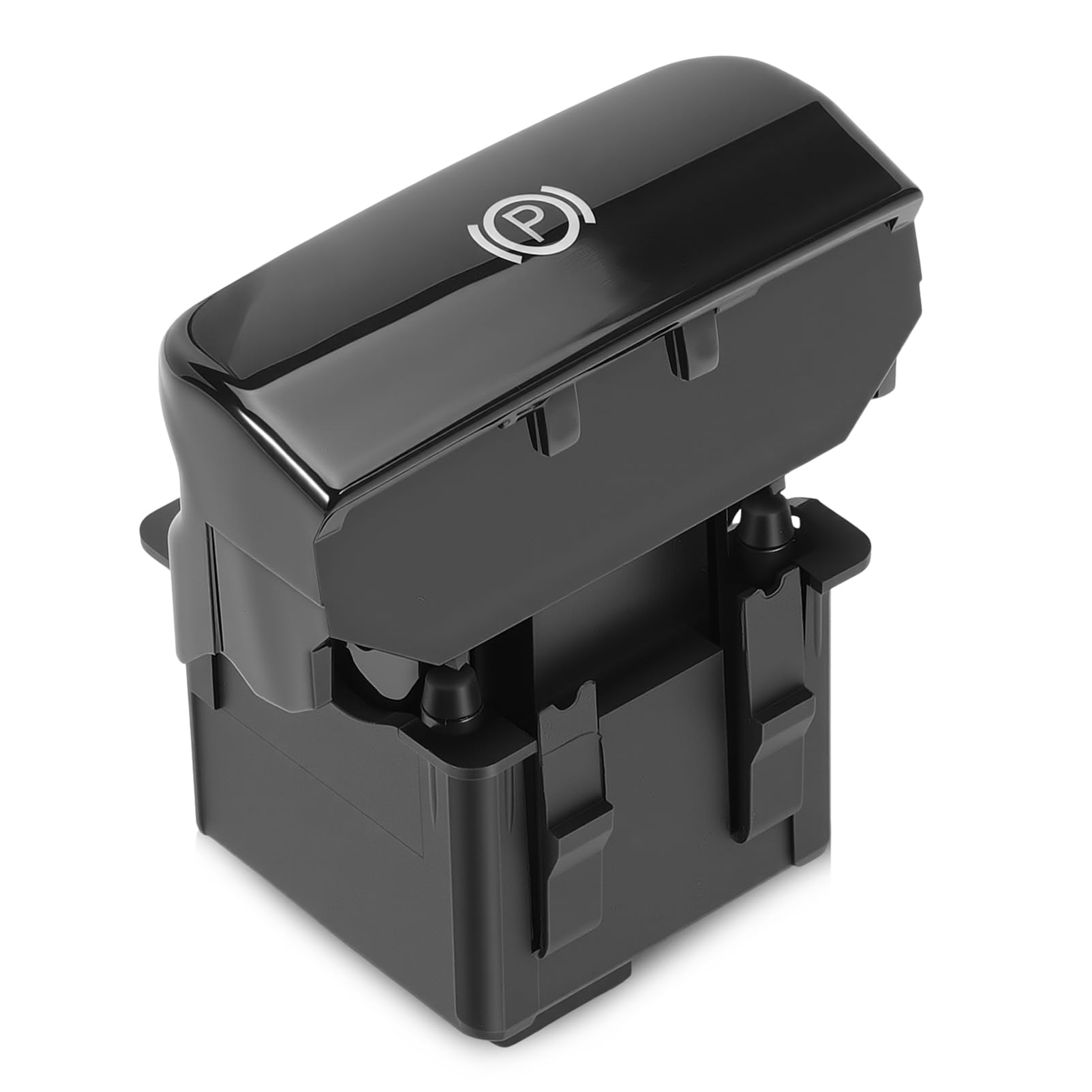 ZEALfix Handbrake Switch for P-eugeot 3008 5008 Parking Brake Button 470703 for Citr0en C4 Picasso DS4 470706 Glossy Black
