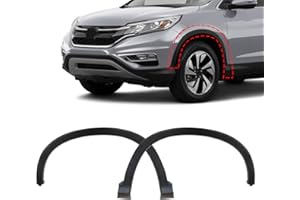Sekeseauto 1 pair Front Fender Molding Trim Compatible with Honda CR-V 2012-2016 2.4L l4 Replace# 74115T0AA02 74165T0AA02 HO1290105 HO1291105 Front Left & Right Wheel Fender Opening Arch Molding Trim