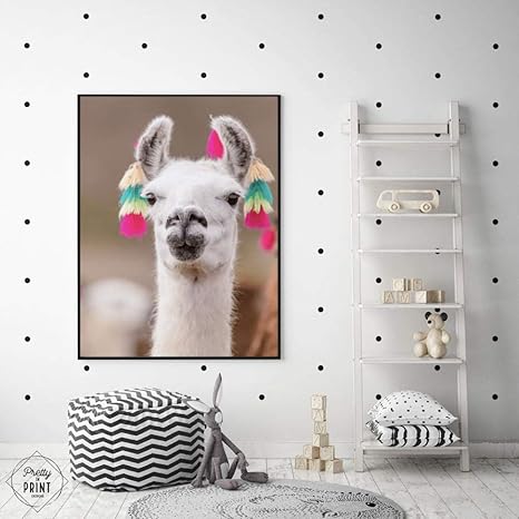 Amazon Co Jp Na アルパカ 写真キャンバス絵画写真 壁アート装飾 21x30cmx1個フレームなし 家電 カメラ