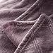 Luxury Fleece Throw Blanket Grayish Purple Checkered Pattern Embossed Flannel Bed Throws Twin Size , Fluffy and Soft, Warm Blanket Throw for Couch/Chair 60