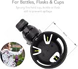 LittleLife Buggy Cup Holder Universal Bottle Organiser for Stroller Black view 3