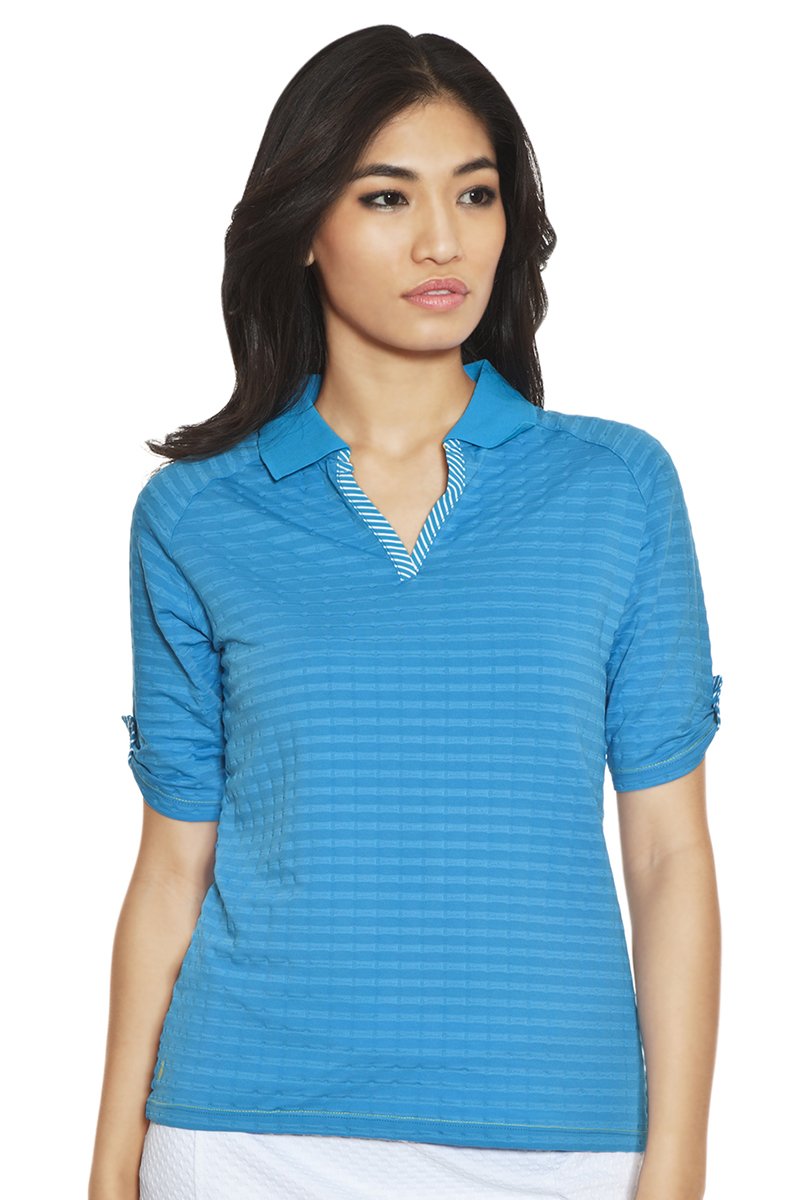 Nancy Lopez Ladies Plus Size 1/2 Sleeve Golf Shirts Choice Assorted Colors