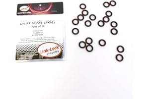 LINK-LOCK 20PCS OR.03.10004 FKM Viton Sealing O-Ring Kit of Fuel Injector 0139979145 A0139979145 for MERCEDES-BENZ-M111 M271