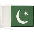 Pakistan Flag 18'' x 12'' cords - Pakistani SMALL flags 30 x 45cm - Banner 18x12 in - AZ FLAG