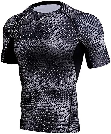 Anyu Men's Short Sleeve T-Shirt Training Top