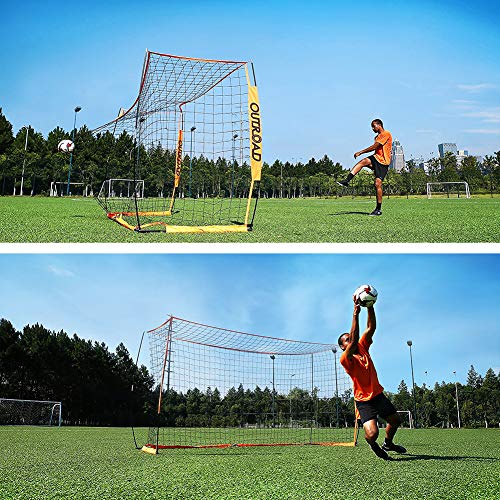 Outroad-Portable-6x4-ft-12x6-ft-Soccer-Goal-for-Backyard-Practice-Bow-Style-Soccer-Net-Metal-Basic-Soccer-Net-for-Practice-Goal-Post-for-Soccer-wCarry-Bag