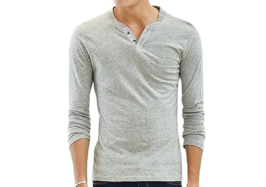 Amazon ナンディン Nandin メンズ おしゃれ Vネック ヘンリー