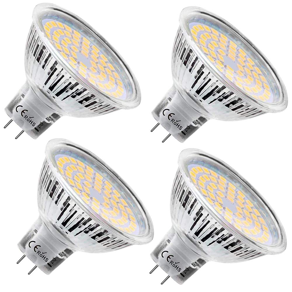 MR16 GU5.3 LED Light Bulbs 50W Equivalent Halogen Bulbs, 4000K
