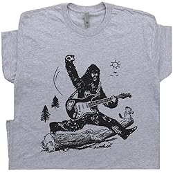 Kid XL - Bigfoot Guitar T Shirt Jump Vintage Cool