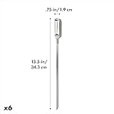 OXO Good Grips Grilling Skewers Set of 6 Stainless Steel view 3