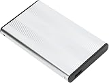 Annadue 2.5in 3TB Portable External Hard Drive Enclosure USB2.0 HDD SSD Silver view 2