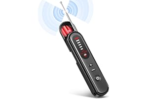 MiKoSoRu Hidden Camera Detectors, Rechargeable Wireless Large Find Range, Accurate Multi-Purpose Sensitivity Adjustable Bug Detector, Easy to Use Portable Camera Finder for Hotel, Office and Car