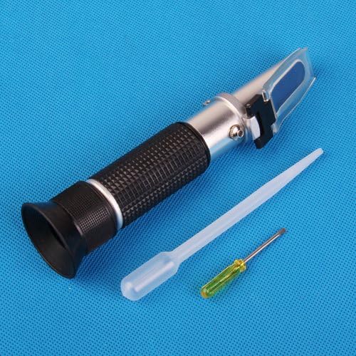 Portable Brix Refractometer 0-32% ATC for Fruit Juice Wine Sugar - Worldwide