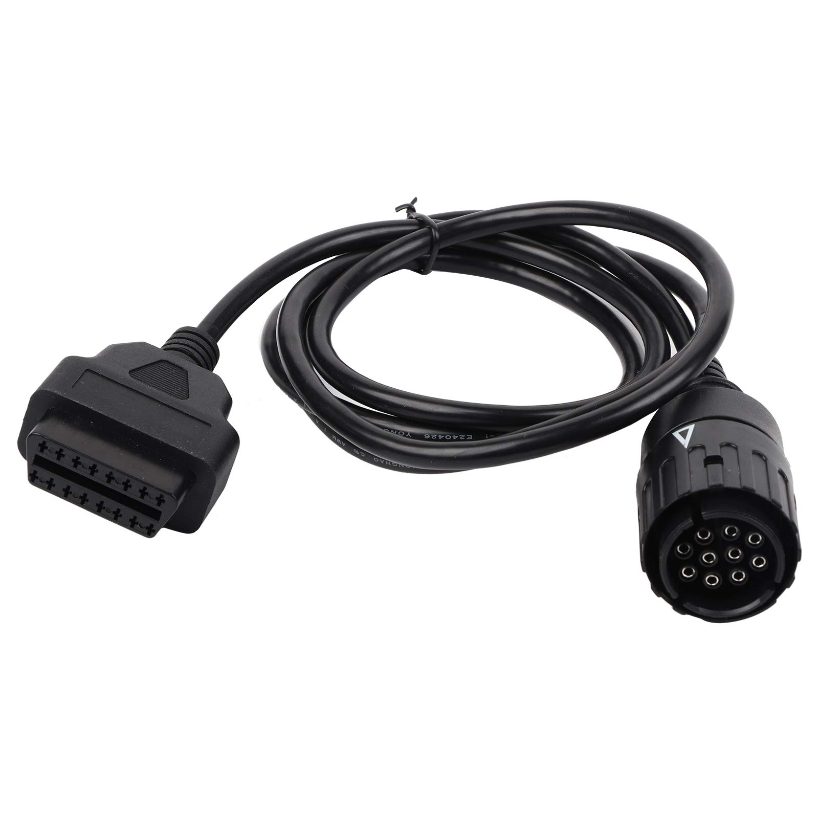 Gorgeri 10 Pin to 16 Pin OBD2 Cable, Motorcycle Connector Diagnostic Scanner Cable Adapter for ICOM-D Motorbike