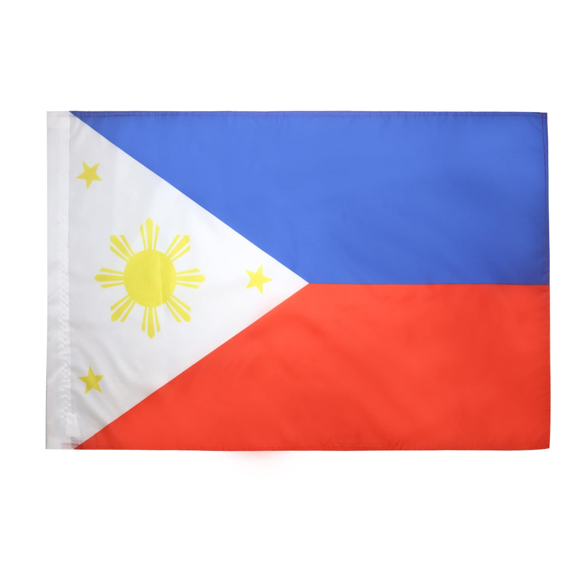 AZ FLAG - Philippines Flag - 2x3 Ft - Filipino Banner with Sleeve - 100% Polyester - Fade Resistant - Vivid Colors - 2' x 3' Feet - 90x60 Cm