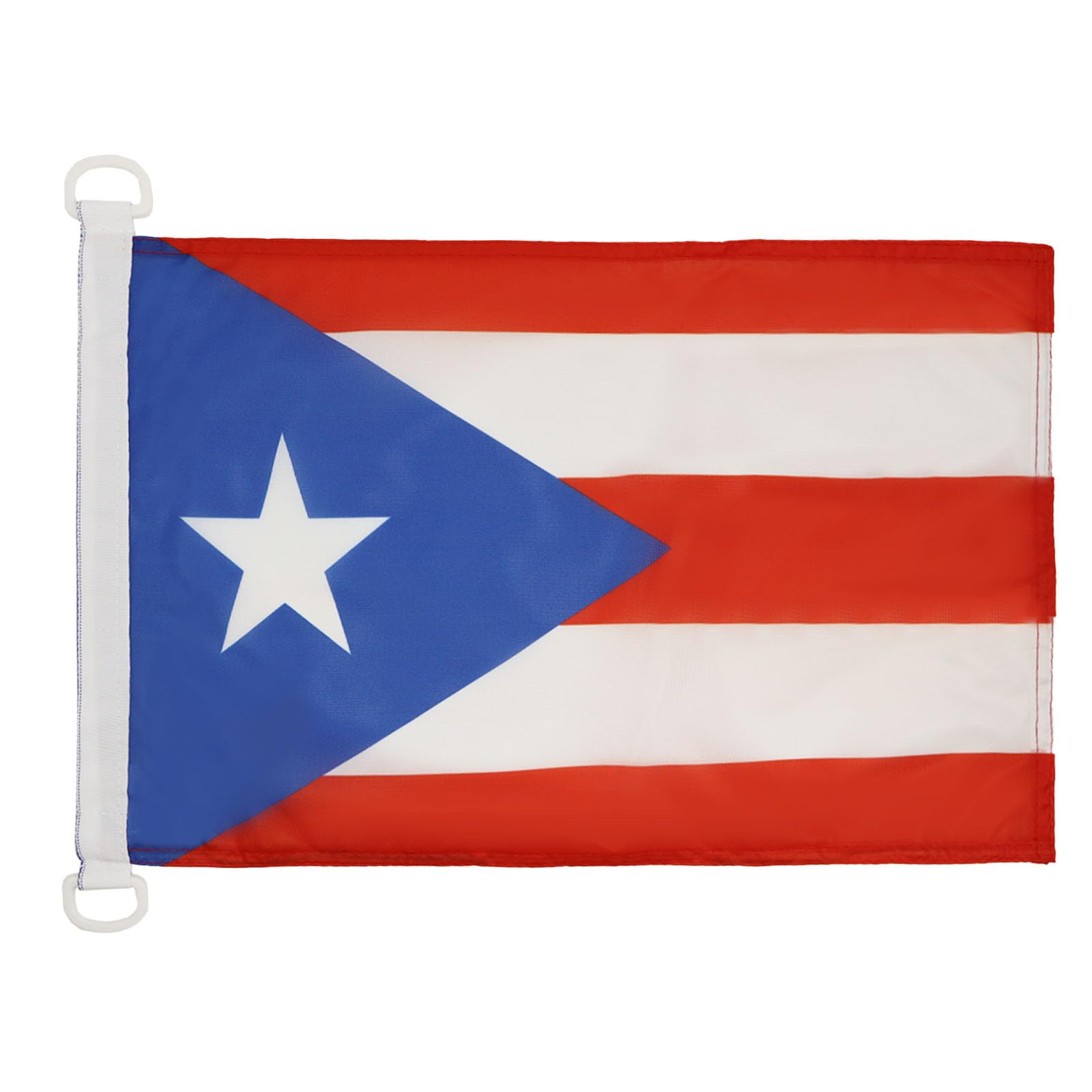AZ FLAG - Puerto Rico Nautical Flag - 18'' x 12'' - For Outdoor and Boat - Puerto Rican Banner Knitted Polyester with Two Plastic Rings - Vivid Colors - 12x18 in - 45x30 Cm — image 1