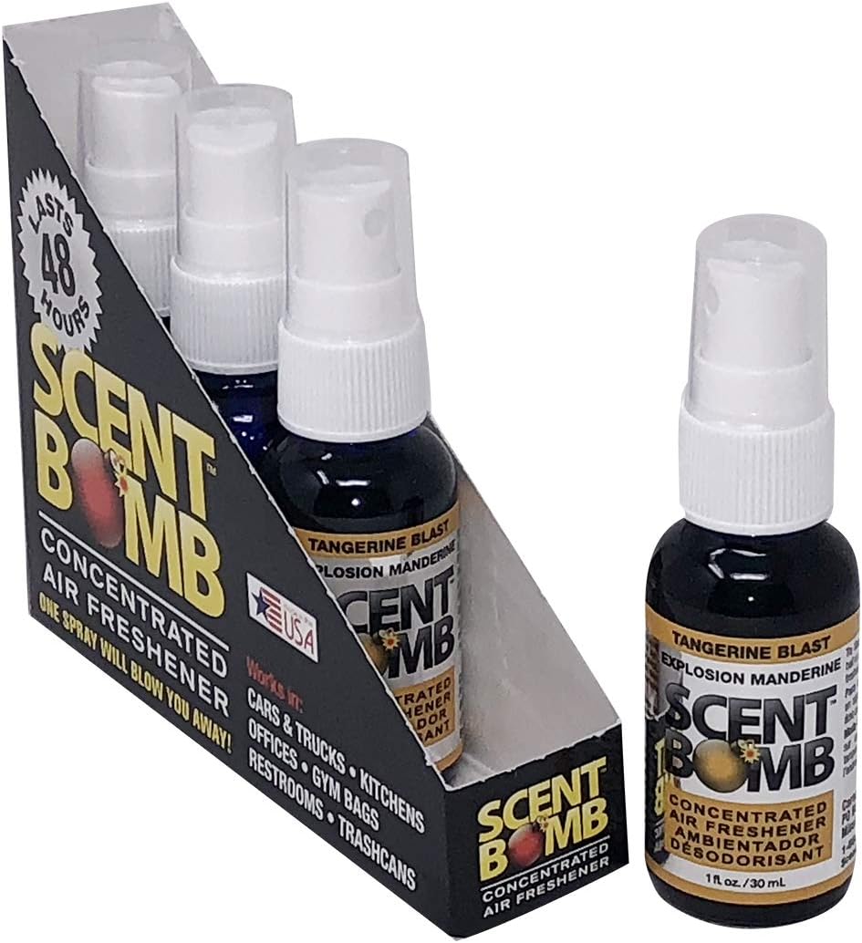 Scent Bomb Air Freshener Tangerine Blast 1 oz Spray 4
