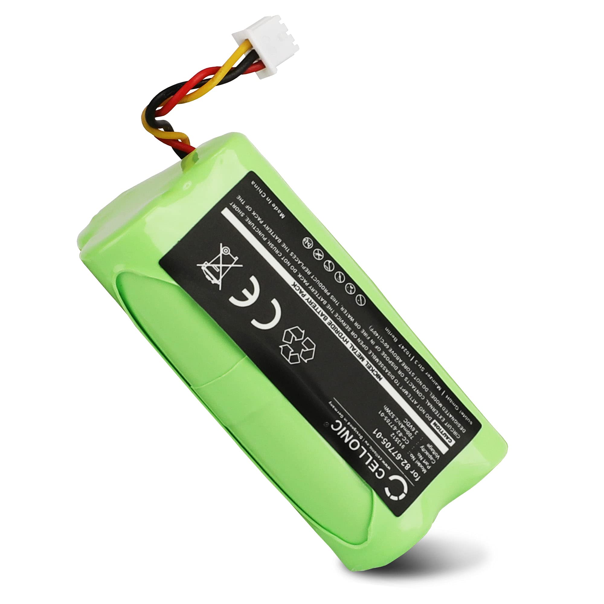 CELLONIC Qualitäts Akku kompatibel mit Motorola Symbol DS6878, Symbol DS6878-SR, Symbol LS4278, Symbol LS4278-M (700mAh) 82-67705-01,BTRY-LS42RAAOE-01 Ersatzakku Batterie