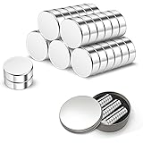 Homcosy Strong Neodymium Magnets, 30 Pack Powerful Permanent Rare Earth Magnets for Fridge, DIY, Scientific, Craft and Office