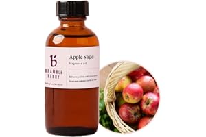 Bramble Berry Apple Sage Fragrance Oil 2 oz | Crisp Fruity Herbal Scent for Soap Making, Candles, Bath Bombs, Lotion & Body Care | Skin Safe, Vegan, Paraben & Phthalate Free, DIY Craft Essential