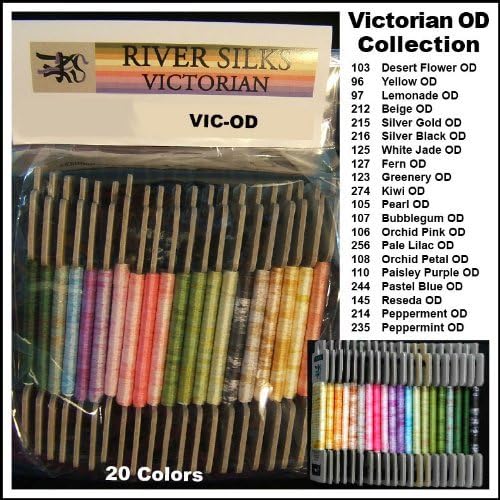 River Silks Victorian Overdye Collection - 4mm Ribbon