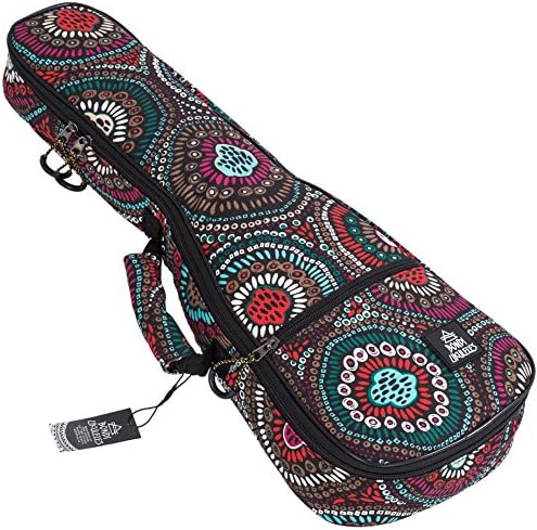 Ukulele Case Soprano Size Zamuco 8 Official Colors Double woven carry handle Adjustable backpack straps Ultra Thick Padding with Enhanced Glide Zipper
