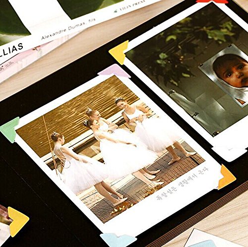 Md trade 10 Sheets Multi-Colored Photo Mounting Corners Sticker Self Adhesive Cardstock for DIY Scrapbooking, Picture Album, Personal Journal, Dairy(Total Pack of 240 Pcs) - Thumbnail 4