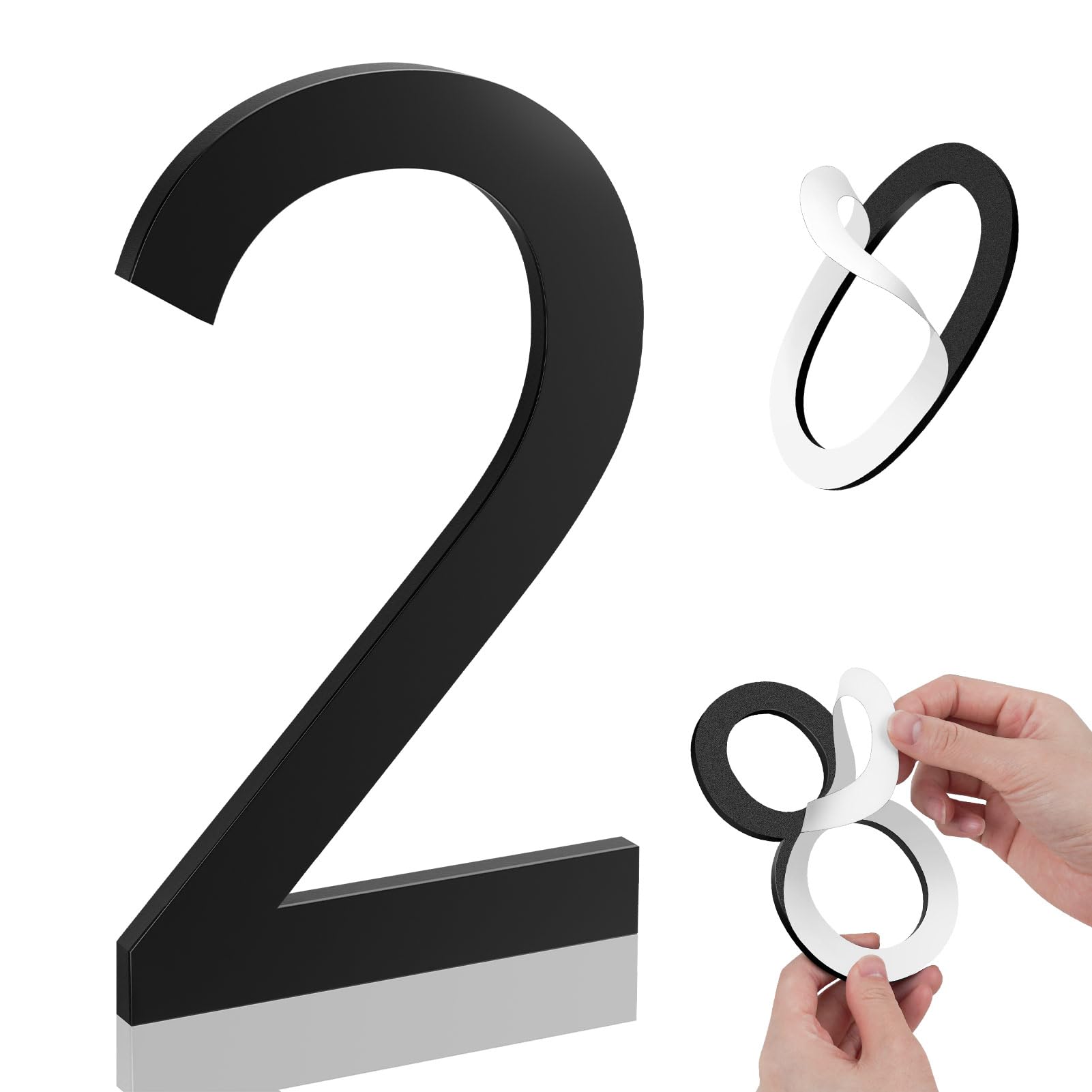 8 Inch House Numbers, Self-adhesive House Number