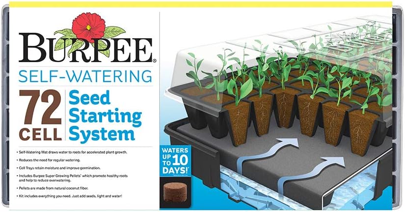 Burpee 72-Cell Self-Watering Greenhouse Kit