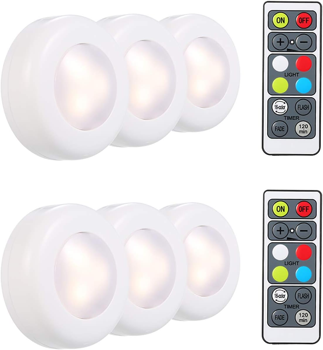 RGB LED Under Cabinet Lighting with Remote Control
