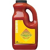 TABASCO&reg; Brand Habanero Pepper Sauce, 64 oz (Pack of 1) | Value Size Jamaican-Style Spicy &amp; Fruity Hot Sauce for Wing Sauce, Jerk Chicken, Shrimp, Marinades &amp; More
