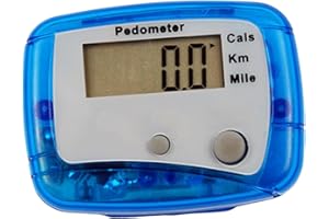 UGPLM Pedometer for Walking Counters Clip on Comfortable Step Portable for Hiking Kids Adults Jogging Seniors Outdoor Sports, Blue