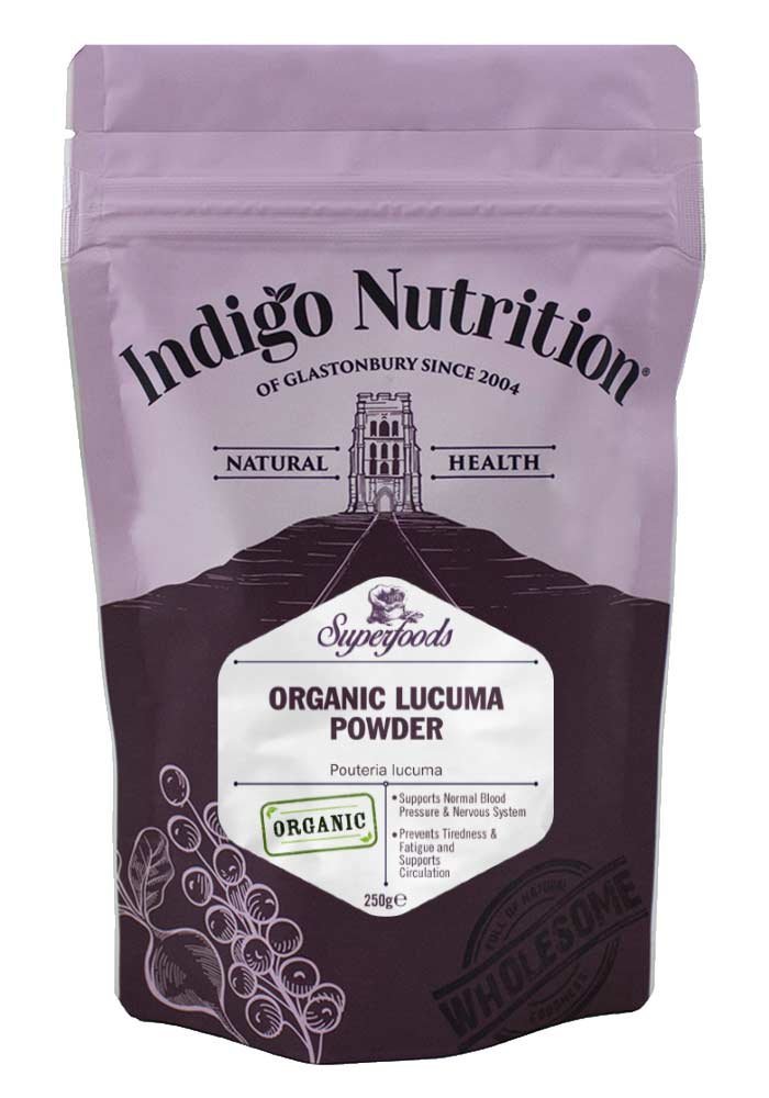 Indigo Herbs Organic Lucuma Powder 250g | Low GI | Natural Sweetener | High in Fibre